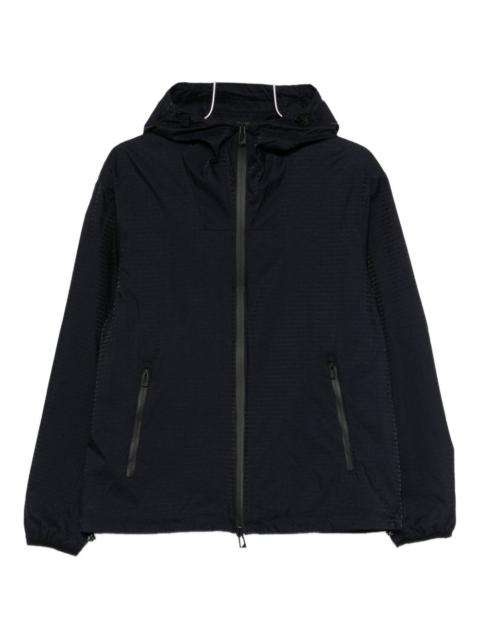 EMPORIO ARMANI zip-up hooded jacket