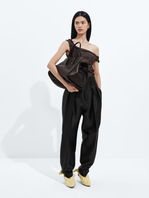 Bottega Veneta Washed Cotton and Viscose Twill Pants