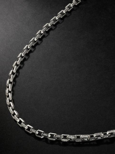 DAVID YURMAN Streamline® Sterling Silver Diamond Chain Necklace