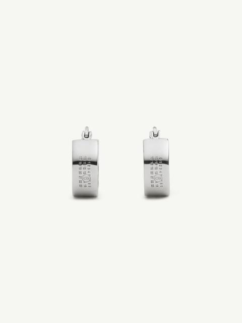 MM6 Maison Margiela Numeric hoop earrings