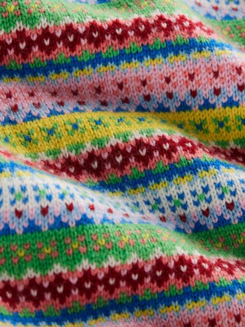 BODEN Edie Fair Isle Sweater-Multi, Heritage Geo