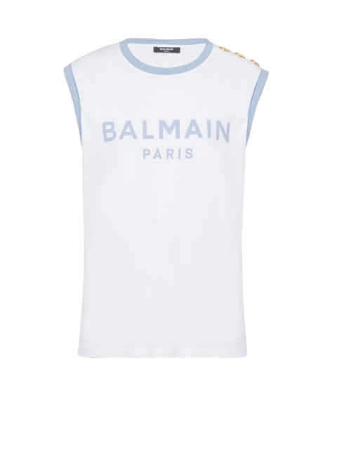Balmain Balmain Paris 3-button tank top