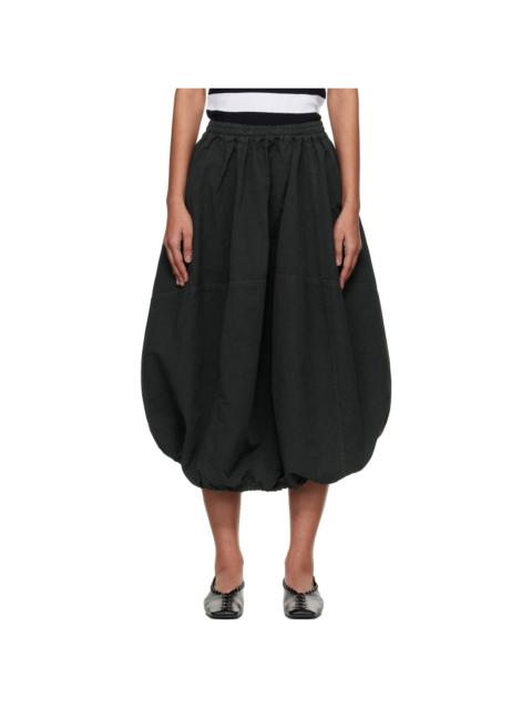 YMC Khaki Parachute Midi Skirt