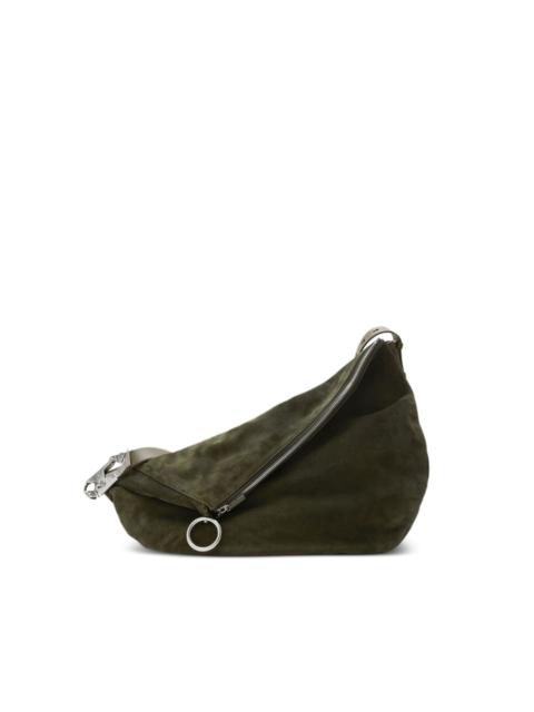Burberry large Knight suede shoulder bag