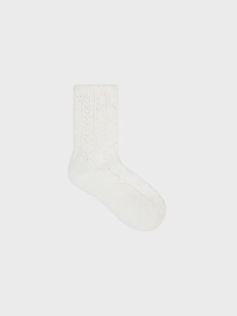 CELINE socks in cotton pointelle