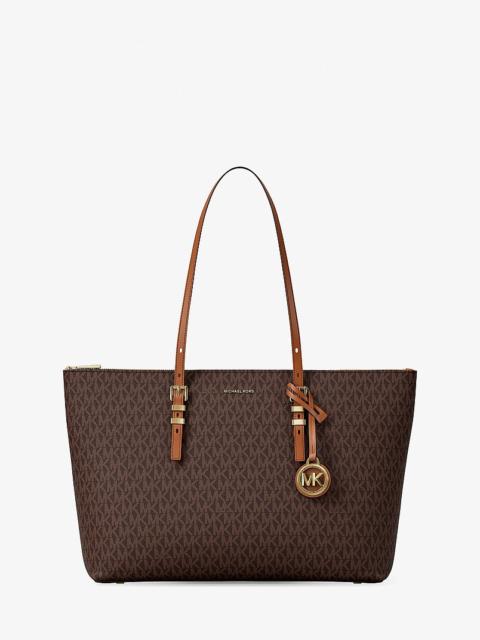 MICHAEL KORS Quinn Large Signature Logo Tote Bag