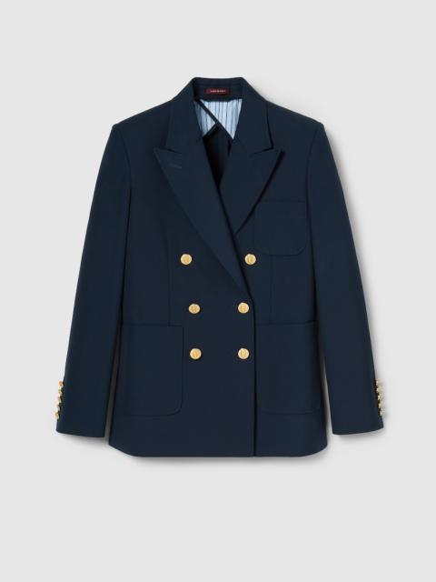 GUCCI Double-breasted cotton jacket