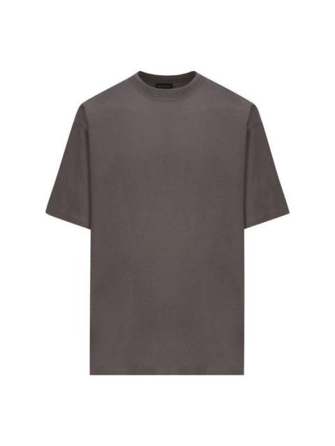 Balenciaga Care Label T-shirt Medium Fit 'Grey Black' 724514TNVL91219