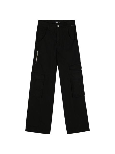 GCDS Ultracargo wide-leg trousers