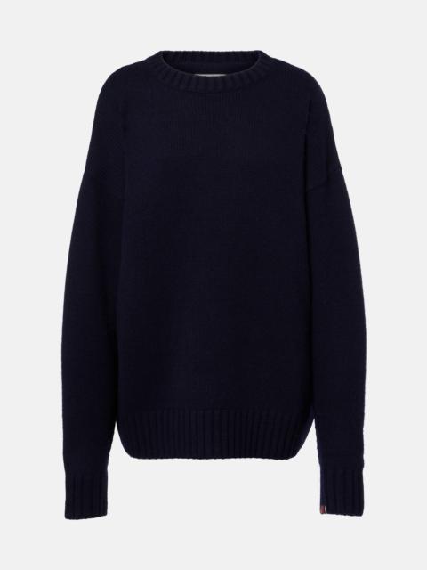 extreme cashmere Lovely ribbed-knit cashmere sweater