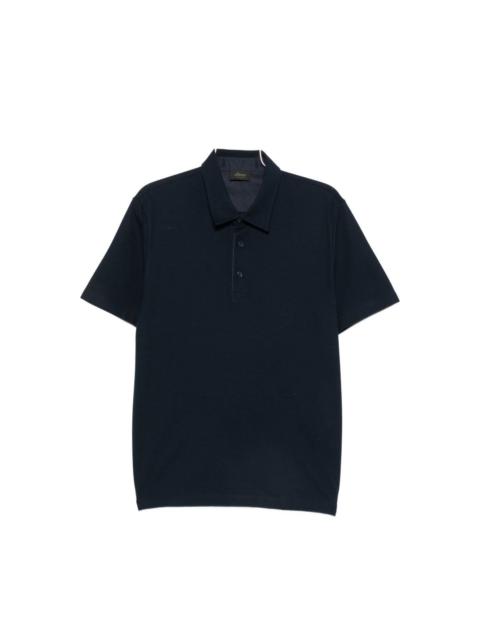 Brioni Piquet cotton polo shirt