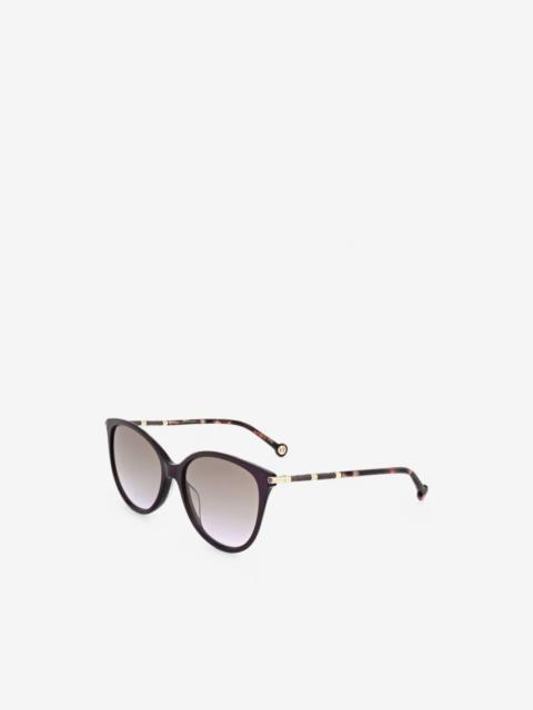 CAROLINA HERRERA tortoiseshell-effect cat-eye sunglasses