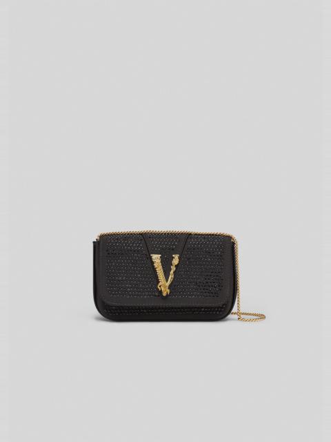 VERSACE Virtus Embellished Evening Bag