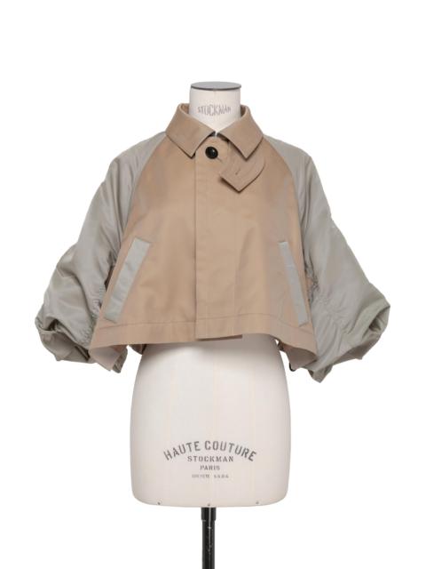 Cotton Gabardine x Nylon Twill Jacket