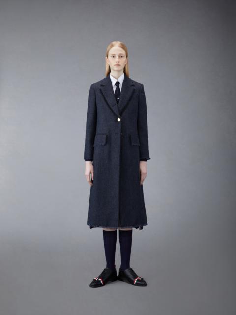 Thom Browne Melton 모직 신장 Chesterfield