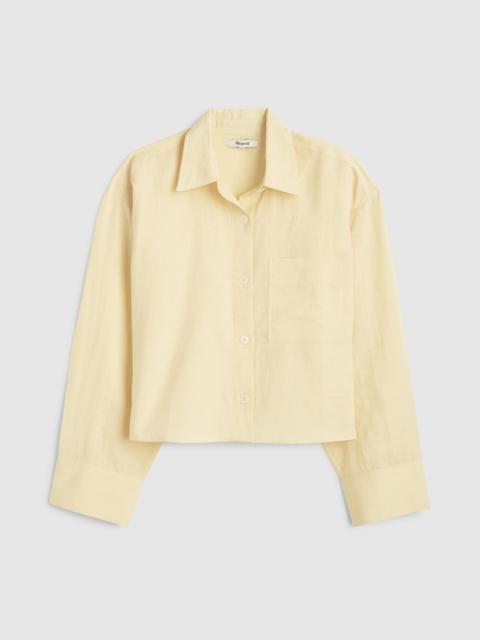Madewell Straight-Hem Shirt in Linen