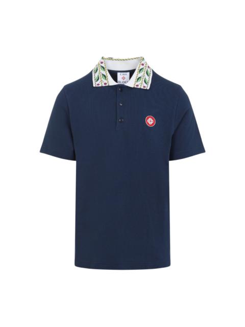Tシャツ・カットソー Casablanca FW25 CLASSIC LAUREL POLO (MPF25JTP24302 NAVY) Hausschuhe POLO RALPH LAUREN Maxson SMF4360BRL Blk - shirts
