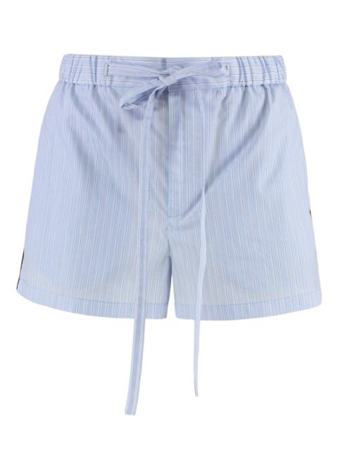 GUCCI pinstripe drawstring shorts