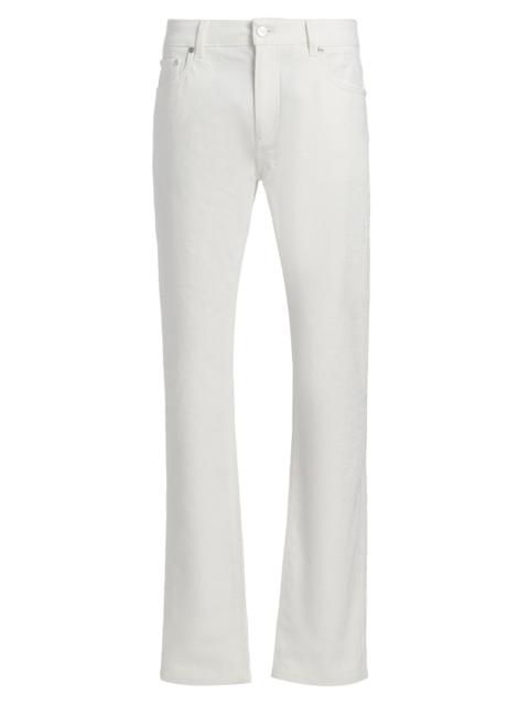 Etro Men's Fuji Jacquard Denim Trousers - Bianco Ottico