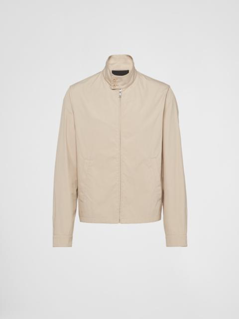 Cotton-blend blouson jacket