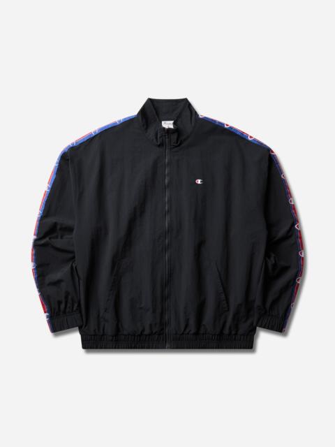 Champion Men's Full-Zip Water-Repellent Track Top Black