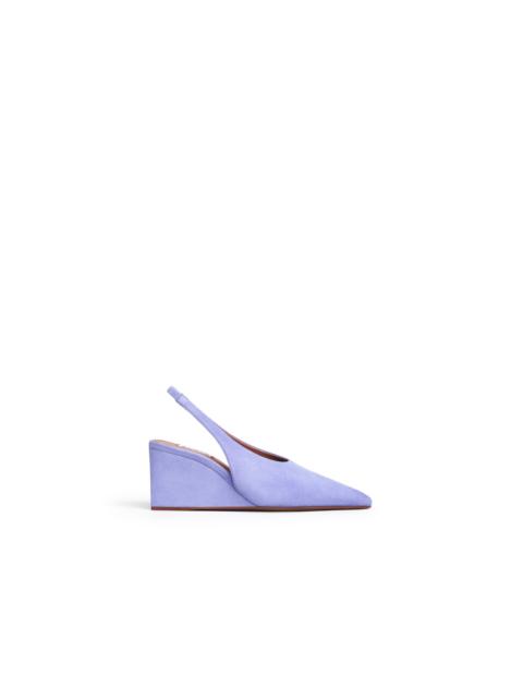 Alaïa CUBE SLINGBACKS IN SUEDE