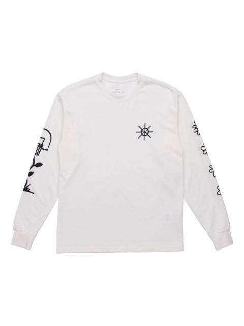 Nike Nike MENS Sports Casual Long Sleeve Crew-neck White DC1286-910