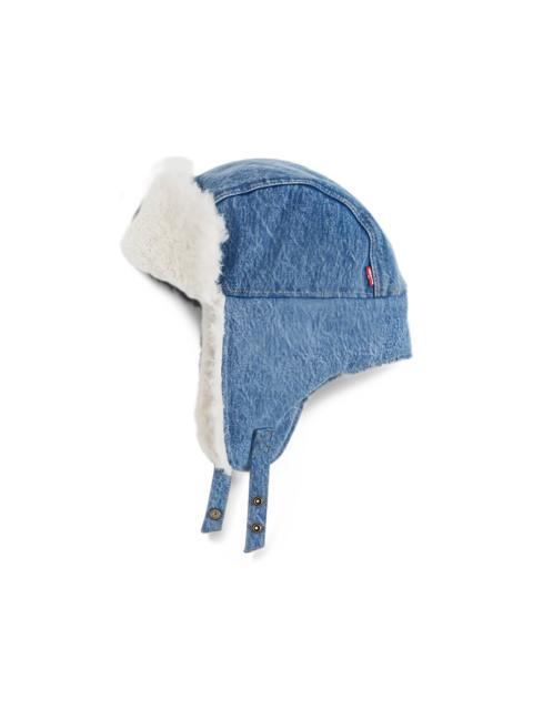 Levi's fleece-lined denim trapper hat