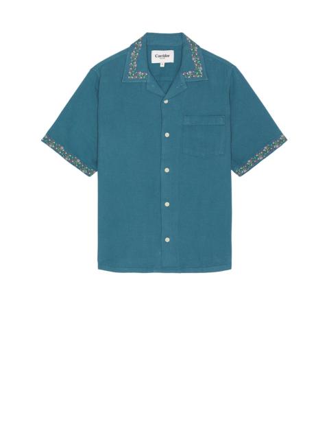 Corridor Hopsack Embroidered Camp Shirt