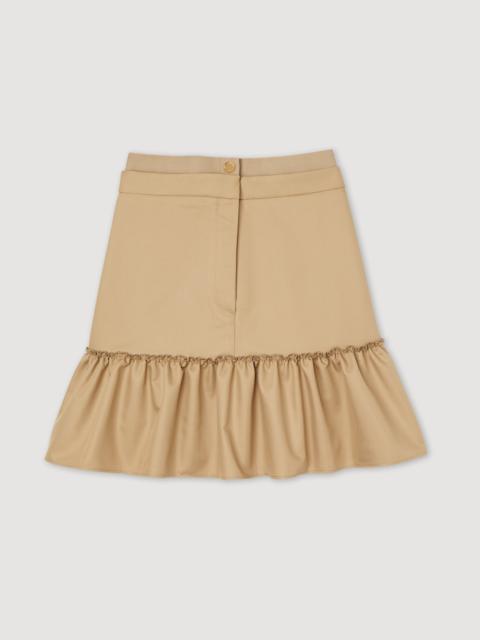 Sandro Short skirt with ruffles