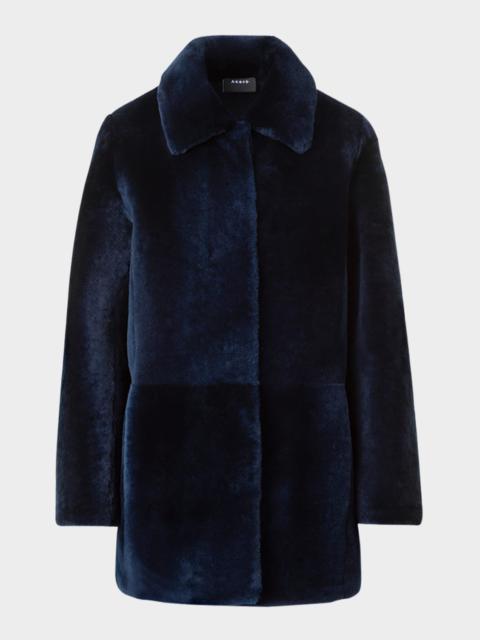 AKRIS Yaron Merino Sheep Shearling Short Coat