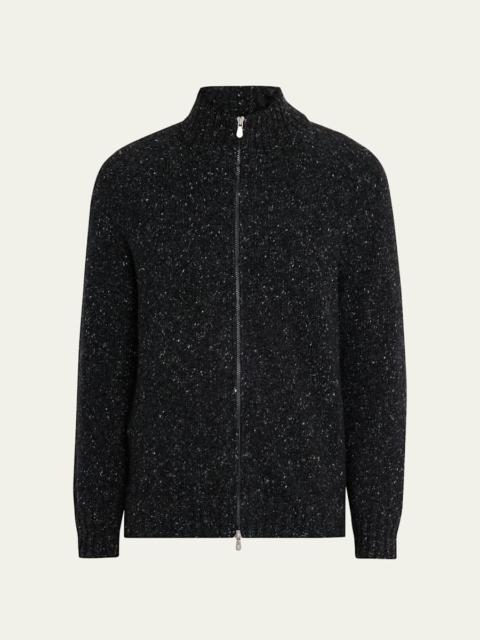 Brunello Cucinelli Men's Cashmere Zip Cardigan