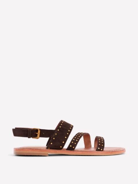 BODEN Asymmetric Sandal-Bitter Chocolate