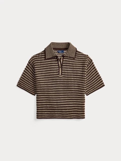 Polo Ralph Lauren Striped Knit Cotton Polo Shirt