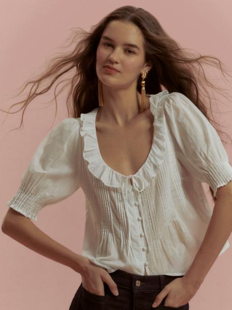 Hill House Home The Camri Top - White