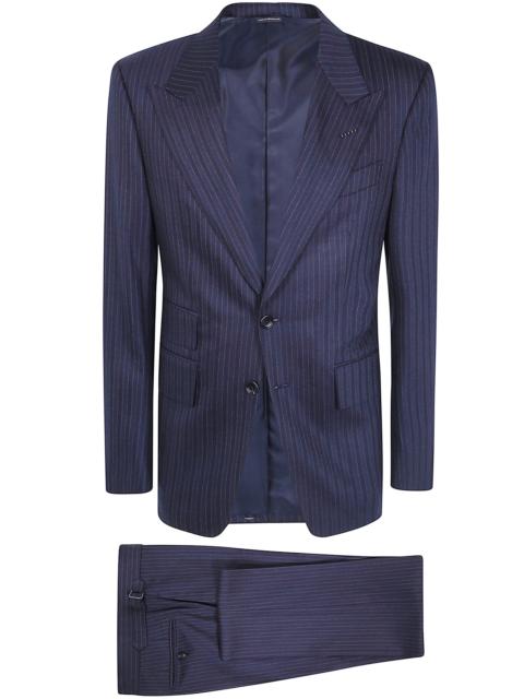 TOM FORD Suit Herringbone Stripe Shelton Suit Fl
