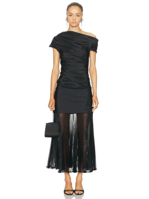 SIMKHAI Ammalie Combo Midi Dress