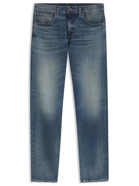 BOSS BOSS BY BECKHAM SLIM-FIT JEANS IN BLUE DENIM