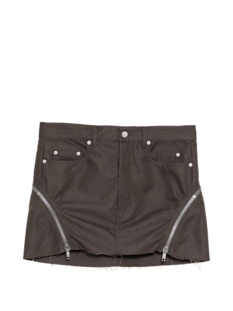 Rick Owens Bolan Banana mini skirt