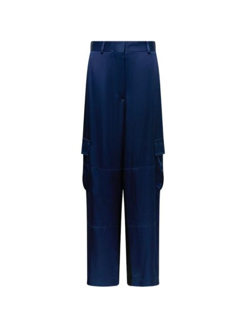 Stella McCartney Envers satin pocket trousers
