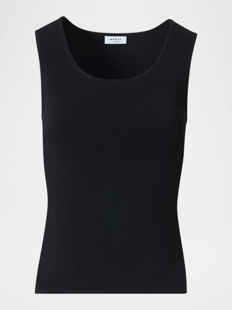 AKRIS Fitted Knit Tank Top