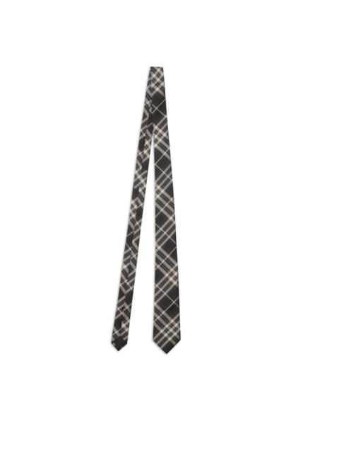 Burberry check silk tie