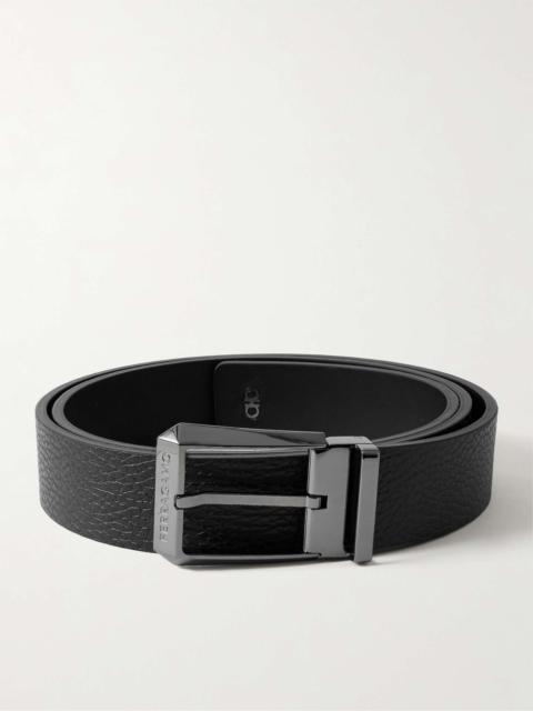 3cm Gancini Reversible Leather Belt