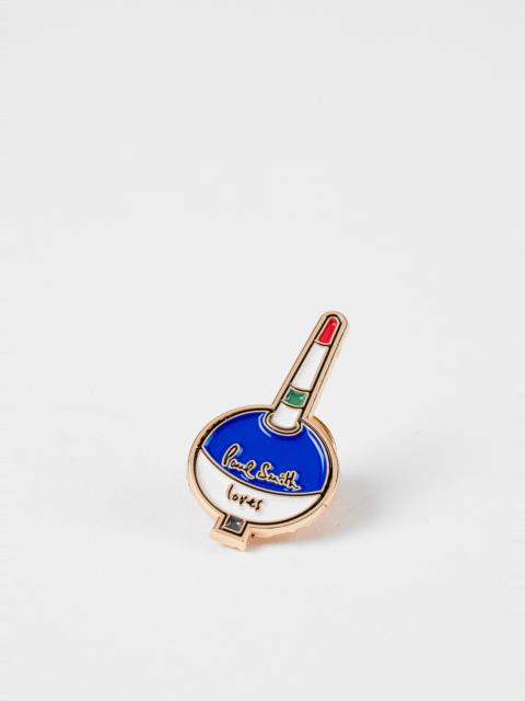 Paul Smith Paul Smith loves Barbour - Fishing Buoy Pin Badge