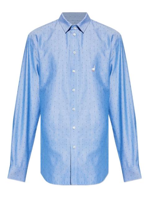 Moschino Goose-embroidered shirt