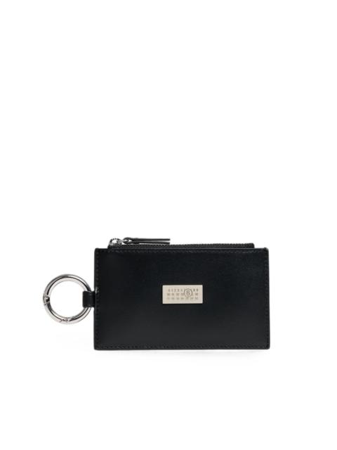 MM6 Maison Margiela leather zip wallet
