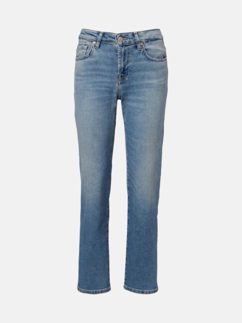 7 For All Mankind Calie straight jeans