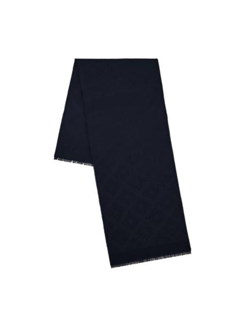 Mulberry fringed scarf