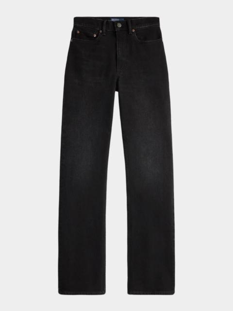 Ralph Lauren High-Rise Relaxed Straight-Leg Jeans