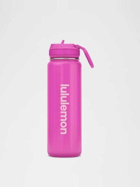 lululemon Back to Life Sport Bottle 24oz Straw Lid *Shine